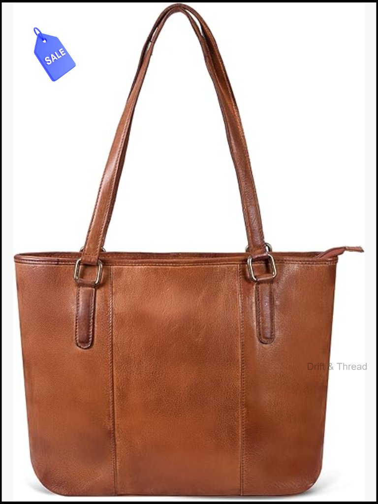 Genuine Leather Tote Bag Shoulder Handbag Work Travel Casual Purse